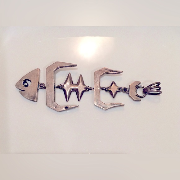 Silver 925 Taxco Mx VINTAGE Pendant 50’s 60’s - Picture 1 of 8